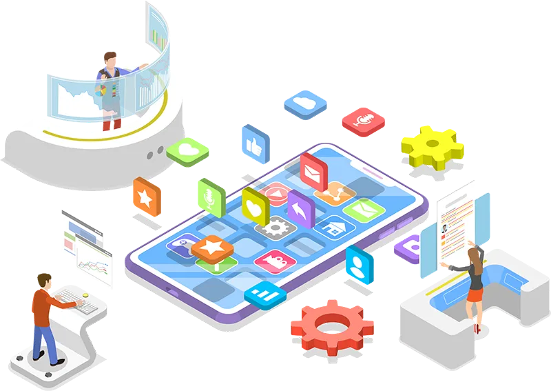 isometric web design طرح ایزومتریک