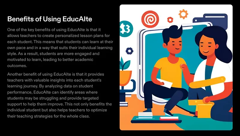 متنی که توسط Tome تولید می شود معمولاً منطقی است و Tome همچنین ویژگی های ویرایشی مفیدی برای افزودن زمینه جدید پس از تولید ارائه، ارائه می دهد