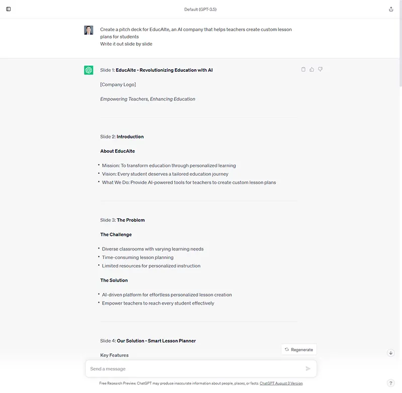متنی که توسط ChatGPT تولید می شود کیفیت خوبی دارد و می تواند دستورالعمل ها را دنبال کند تا عناوین و نکات برجسته شده ارائه دهد، یا متن را با جملات و پاراگراف های طولانی تر گسترش دهد.