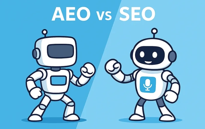 تفاوت AEO و SEO: بررسی تفاوت ها و عملکرد مکمل